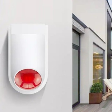 БЕСПРОВОДНАЯ НАРУЖНАЯ СИРЕНА СИГНАЛИЗАЦИЯ 120дБ 433МГЦ