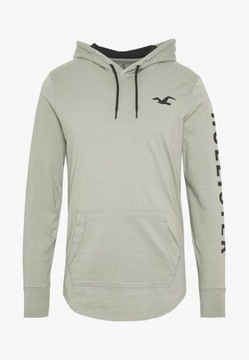 Hollister California Kaptur Lekka Bluza Oliwka L