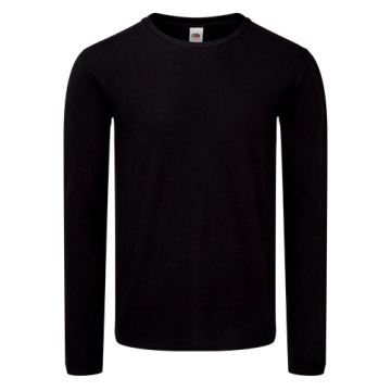 KOSZULKA Z DŁUGIM RĘKAWEM FRUIT ICONIC black M