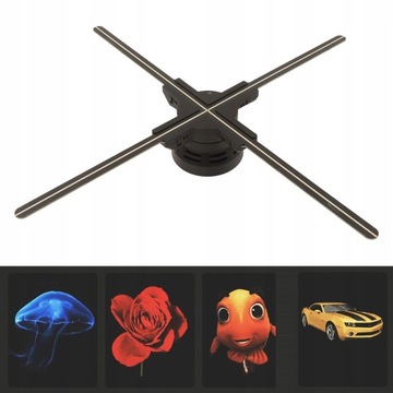 ПРОЕКТОР С ГОЛОГРАММОЙ WiFi 3D 520X520MM 624LED