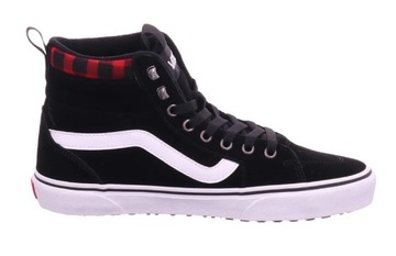 VANS FILMORE HI TRAMPKI CZARNE Z LOGO 40,5 1SDI