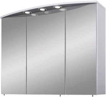 VERONA Szafka Lustrzana 120 CM Z Lustrem Lustro Reflektory LED Lustrzanka