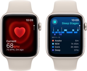 Смарт-часы APPLE Watch SE 2gen с GPS, 44 мм, бежевые