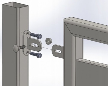 РУКОЯТКА ДЛЯ КРЕПЛЕНИЯ ПРОЛЕТА Т-образный СОЕДИНИТЕЛЬ БАЛЛОННЫЙ СОЕДИНИТЕЛЬ УШИНА ИЗ ОЦИНКОВАННОЙ СТАЛИ