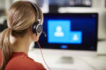 USB-наушники Jabra Evolve 40 UC с микрофоном