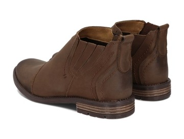 ПОЛЬСКИЕ ЗИМНИЕ БОТИНКИ ELSE, КОЖА 872 КОРИЧНЕВЫЙ 41