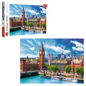 Puzzle 500 - Słoneczny Londyn Trefl