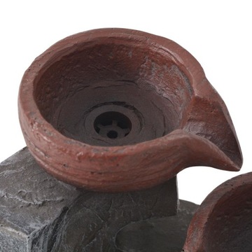 Комнатный фонтан со светодиодной подсветкой, синтетическая смола