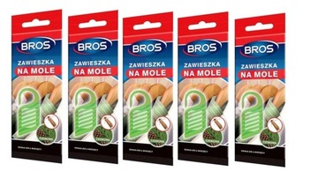 5 X BROS ZAWIESZKA NA MOLE DO SZAFY CEDROWA