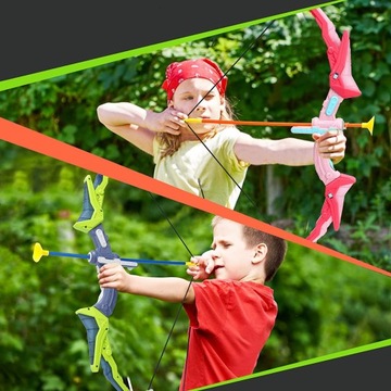 СВЕТЯЩИЙСЯ СВЕТЯЩИЙСЯ ЛУК, 3 СТРЕЛЫ, ЩИТ, КОЛЧАН, НАБОР ДЛЯ СТРЕЛЬБЫ ДЛЯ ДЕВОЧЕК, БЕЗОПАСНЫЙ