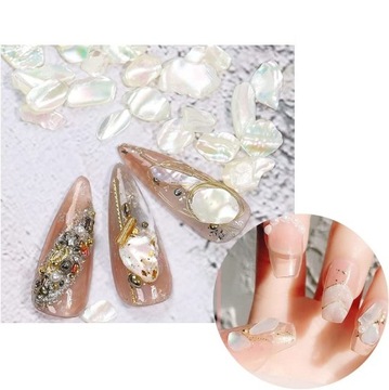 Оболочки для ногтей Золотые страза 02 смешанные коробки