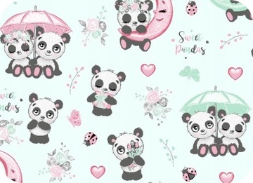 Pokrowiec NA PRZEWIJAK 80x50 Flanela Panda M