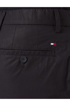 Spodnie męskie TOMMY HILFIGER chinosy czarne klasyczne r. W33 L34