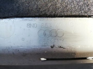 8N0863471C AUDI TT KRYT PÁSY ZADNÍ KUFRU