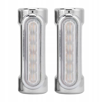 2 шт.. Мотоциклетные шоссейные фонари, хром