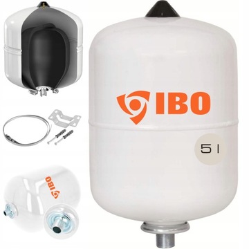 NACZYNIE PRZEPONOWE 5 L CWU CO NACZYNIE WZBIORCZE MEMBRANA IBO + OPASKA