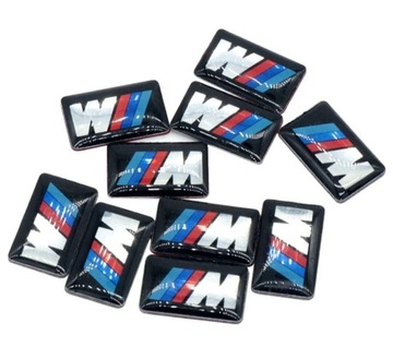 НАКЛЕЙКА С ЛОГОТИПОМ BMW M POWER 3D ЭМБЛЕМА MPERFORMANCE