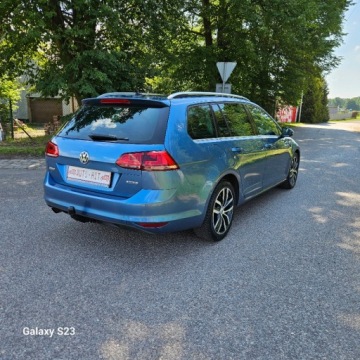 Volkswagen Golf VII Variant 1.6 TDI BlueMotion Technology 110KM 2014 Volkswagen Golf Aluminiowe Felgi Czujniki ParkowaniaNawigacja Gwarancja Vip, zdjęcie 7
