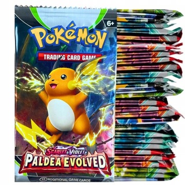 Коллекционный набор из 100 карточек Pokemon Cards в подарочных пакетах