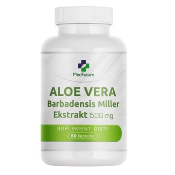 Aloe Vera aloes Ekstrakt 500mg oczyszczenie detox