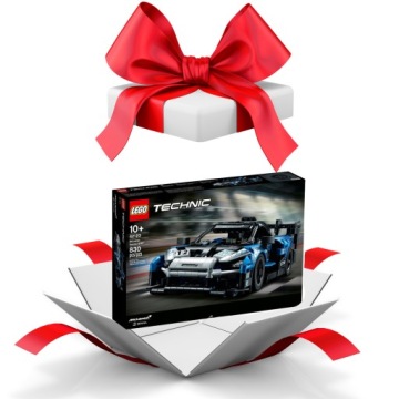 БЛОКИ ДЛЯ ДЕТСКИХ ГОНОЧНЫХ АВТОМОБИЛЕЙ LEGO TECHNIC McLAREN SENNA GTR