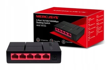Коммутатор 5 портов GIGABIT LAN MERCUSYS MS105G