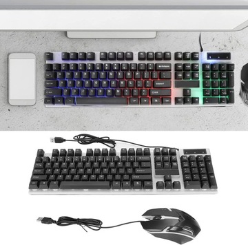ИГРОВАЯ КЛАВИАТУРА С ПОДСВЕТКОЙ ИГРОВАЯ МЫШЬ