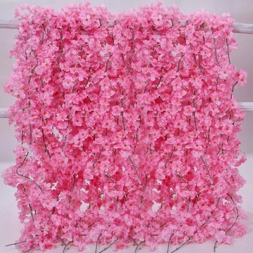 Подвесная гирлянда из искусственных цветов сакуры