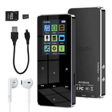 MP4 MP3-ПЛЕЕР 16 ГБ СЕНСОРНЫЕ НАУШНИКИ BLUETOOTH 5.0 HiFi