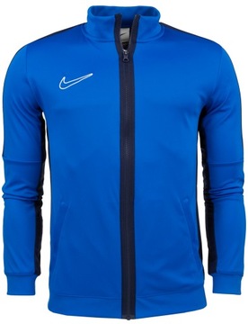 Bluza Męska NIKE Rozpinana Sportowa Dresowa Logo SWOOSH Niebieska roz.M