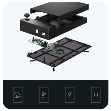 Корпус внешнего USB-накопителя Ugreen SATA HDD 3,5 дюйма