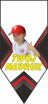 PROPORCZYK Z NADRUKIEM NADRUK LOGO 20x36cm