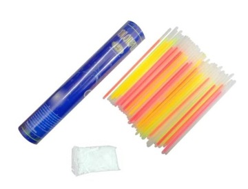 ХИМИЧЕСКИЕ СВЕТЯЩИЕСЯ В ТЕМНОТЕ ПОЛЕТНЫЕ ПАЛОЧКИ LIGHTSTICK 100ШТ.