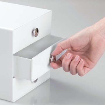 Органайзер iDesign с 3 ящиками Белый