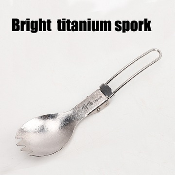 Brightspork TiTo tytanowy składany Spork przenośny