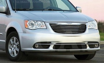 CHRYSLER GRAND VOYAGER - LIŠTA NA MASKA CHRÓM MŘÍŽKA NÁRAZNÍK TUNING