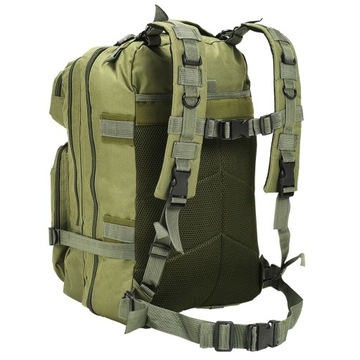 Plecak w stylu wojskowym, 50 L, oliwkowy zielony