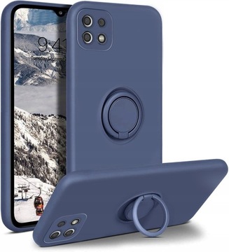 ETUI RING SOFT MAT DO SASMUNG GALAXY A22 5G +SZKŁO