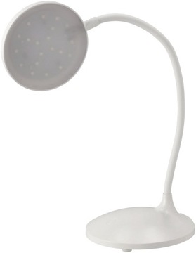 Lampka Biurkowa LED kreślarska Szkolna Na Biurko Ustka CCT 2,8W Biała