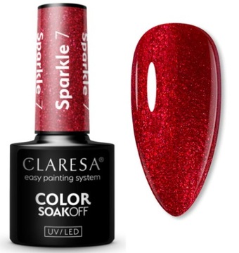 LAKIER HYBRYDOWY CLARESA SPARKLE 7
