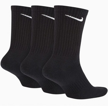 Nike ponožky ponožky čierne vysoké SX4508-001 L