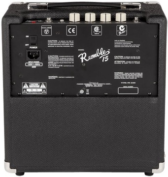 Комбо Fender Rumble 15 V3 для бас-гитары мощностью 15 Вт