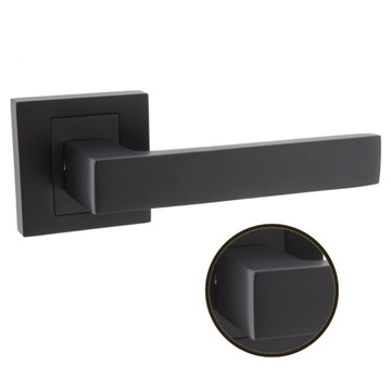 РУЧКА ВНУТРЕННЯЯ ДВЕРНАЯ РУЧКА KABO, ЧЕРНАЯ МАТОВАЯ