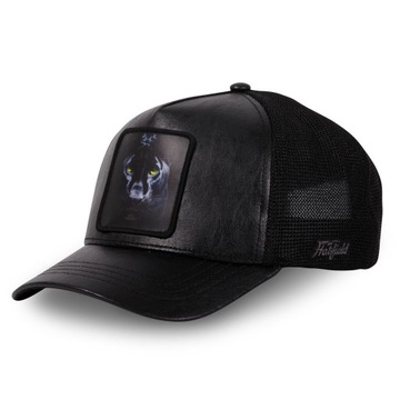 Czapka z daszkiem trakerka czarna Hatfield Original Black Panther
