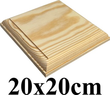 daszek daszki na słupek drewniany 20cm