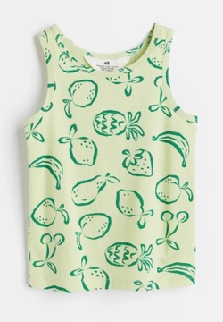 H&M Top z bawełnianego dżerseju roz 110-116 cm