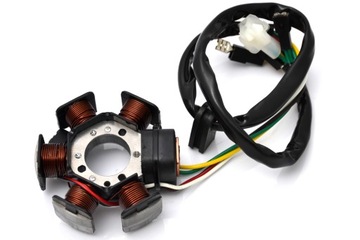 Stator 6 cewek 6 przewodów 50ccm Motorower 2T Yamaha AM6 itp. (2-PIN+4)