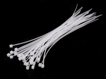 Opaski zaciskowe Diademita białe 15cm 500szt