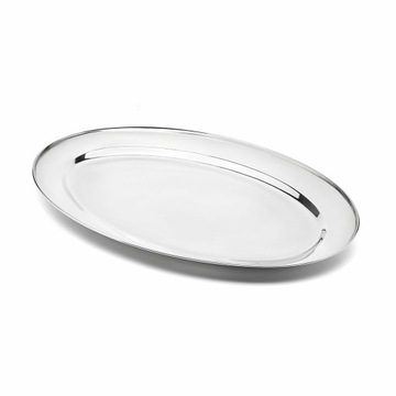 PÓŁMISEK STALOWY NIERDZEWNY OWOCE OWALNY 30 CM