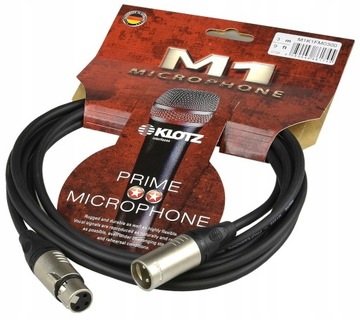 KLOTZ M1 Kabel mikrofonowy XLR Cannon PRIME 3m
